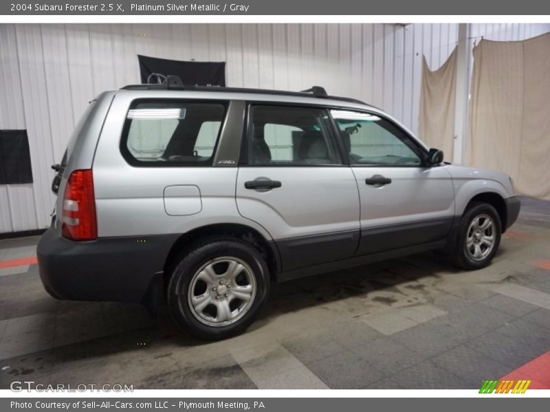 Platinum Silver Metallic / Gray 2004 Subaru Forester 2.5 X