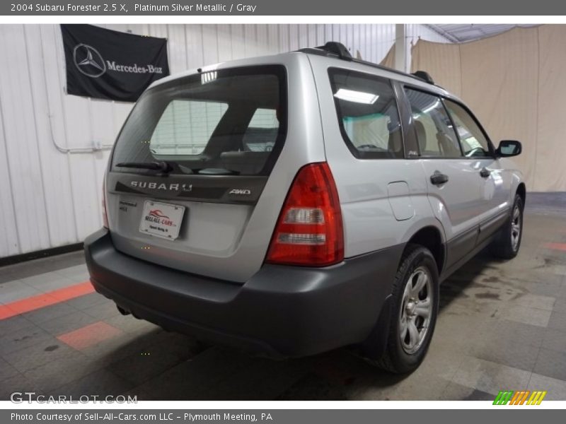 Platinum Silver Metallic / Gray 2004 Subaru Forester 2.5 X