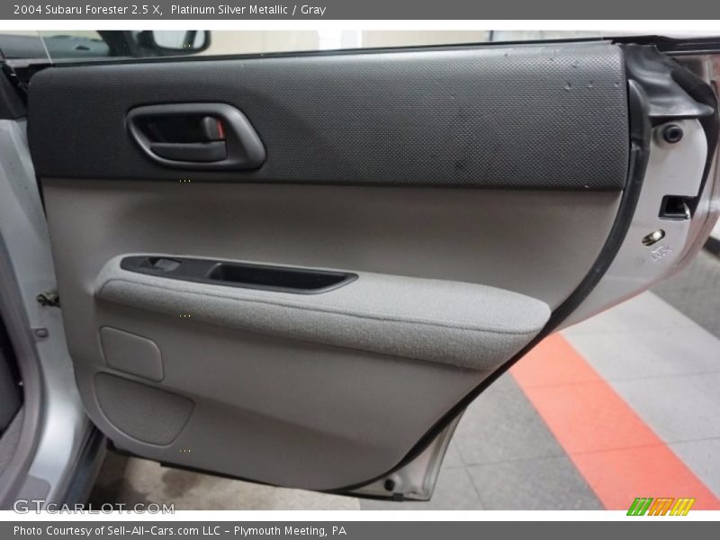 Platinum Silver Metallic / Gray 2004 Subaru Forester 2.5 X