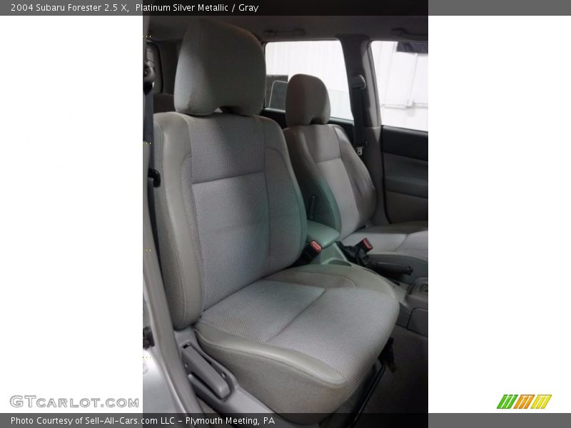 Platinum Silver Metallic / Gray 2004 Subaru Forester 2.5 X