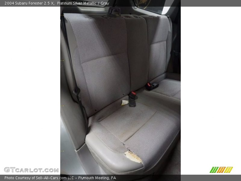 Platinum Silver Metallic / Gray 2004 Subaru Forester 2.5 X