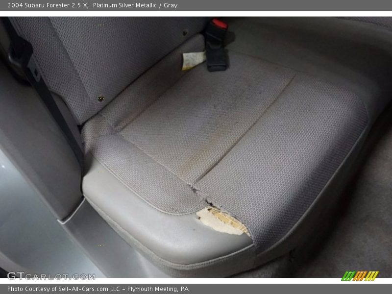 Platinum Silver Metallic / Gray 2004 Subaru Forester 2.5 X