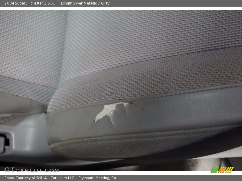 Platinum Silver Metallic / Gray 2004 Subaru Forester 2.5 X