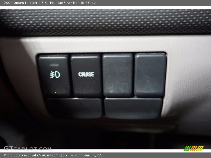 Platinum Silver Metallic / Gray 2004 Subaru Forester 2.5 X