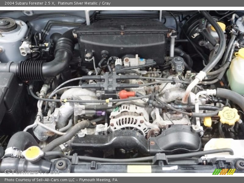 Platinum Silver Metallic / Gray 2004 Subaru Forester 2.5 X