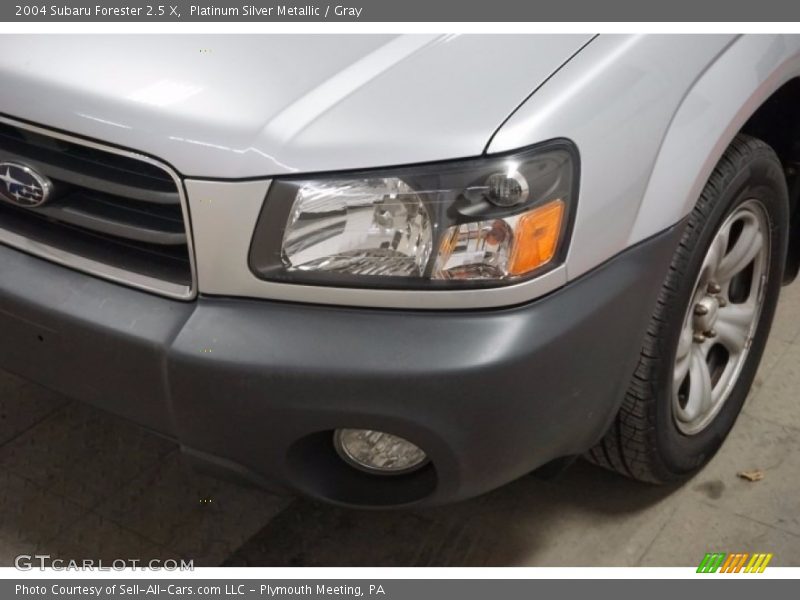 Platinum Silver Metallic / Gray 2004 Subaru Forester 2.5 X