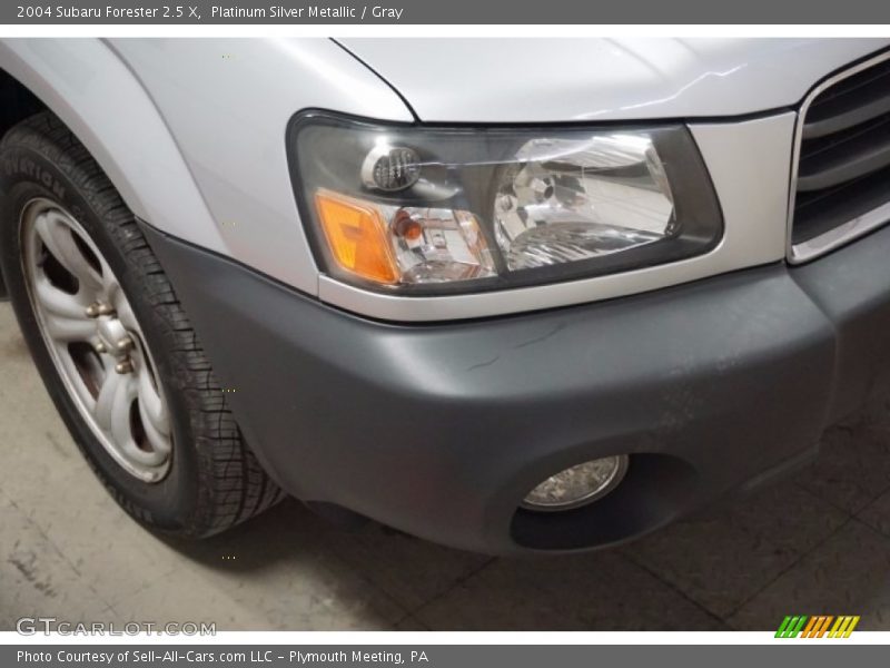 Platinum Silver Metallic / Gray 2004 Subaru Forester 2.5 X