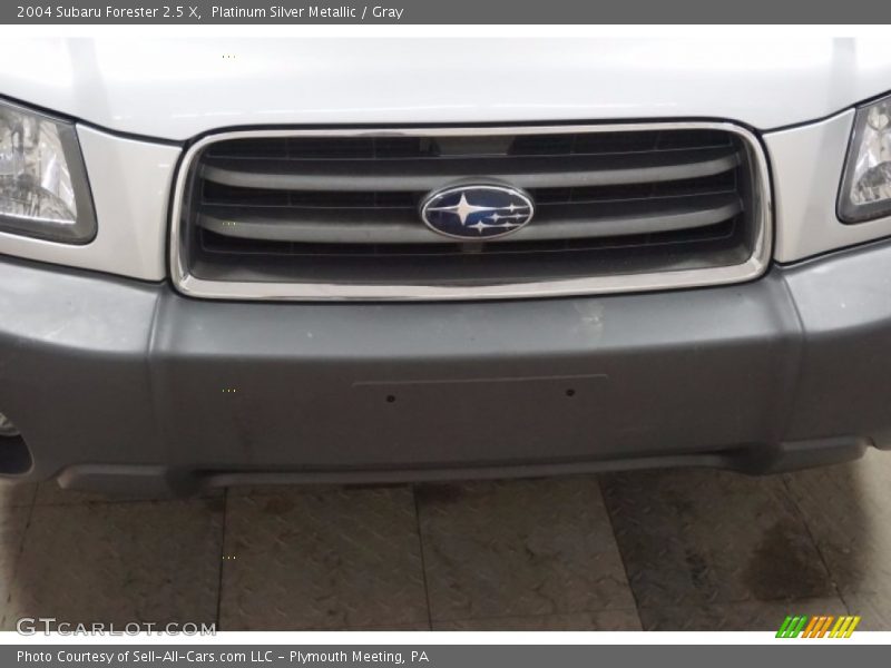 Platinum Silver Metallic / Gray 2004 Subaru Forester 2.5 X