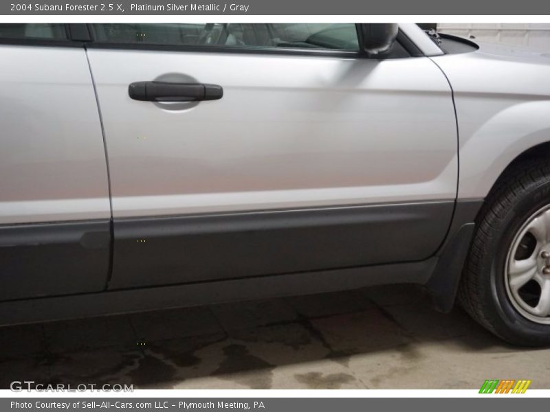 Platinum Silver Metallic / Gray 2004 Subaru Forester 2.5 X