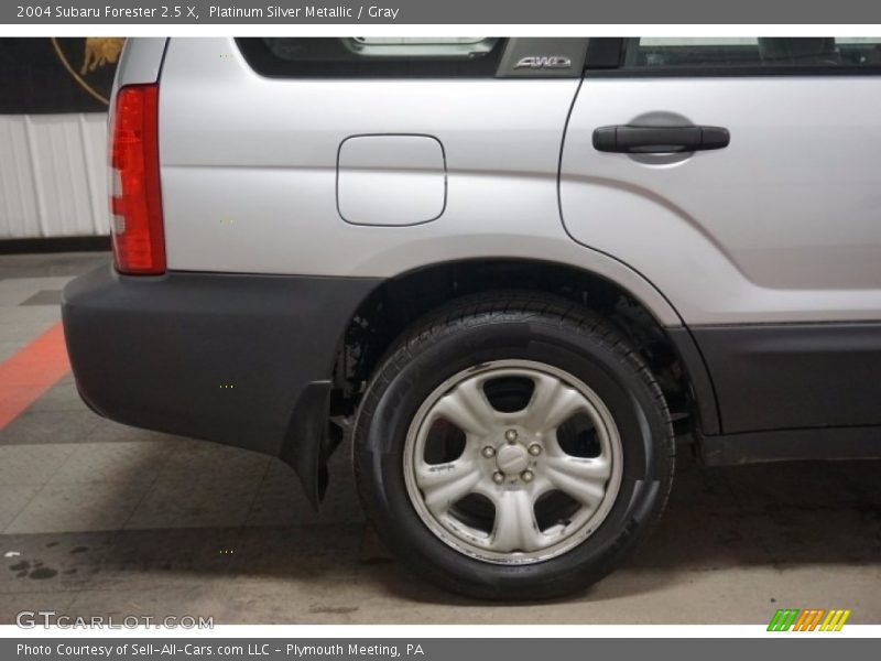 Platinum Silver Metallic / Gray 2004 Subaru Forester 2.5 X