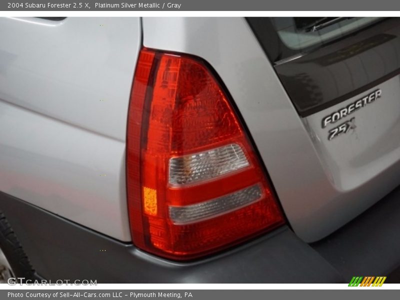 Platinum Silver Metallic / Gray 2004 Subaru Forester 2.5 X