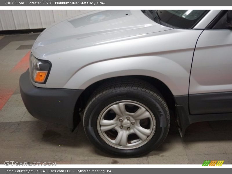 Platinum Silver Metallic / Gray 2004 Subaru Forester 2.5 X
