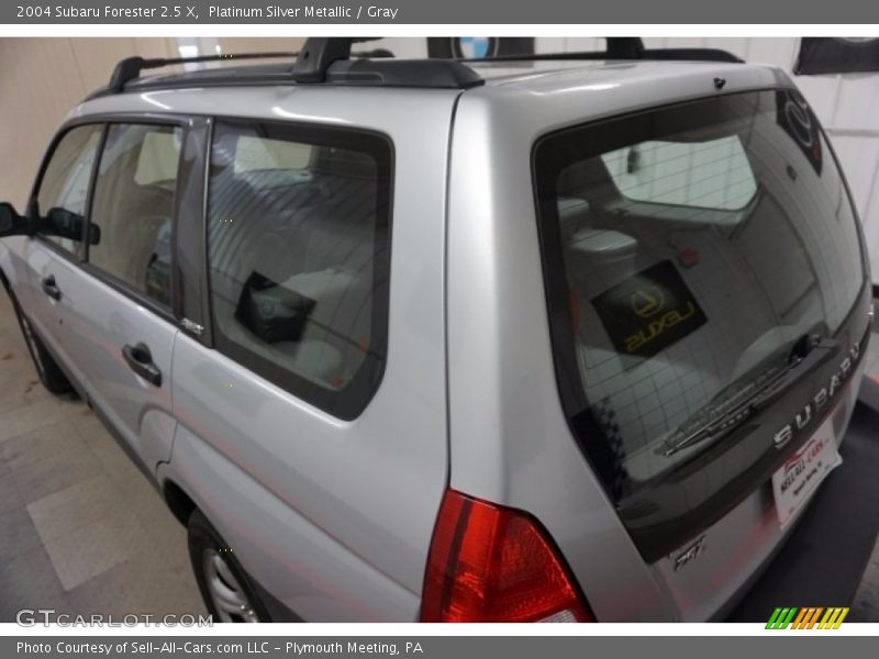 Platinum Silver Metallic / Gray 2004 Subaru Forester 2.5 X