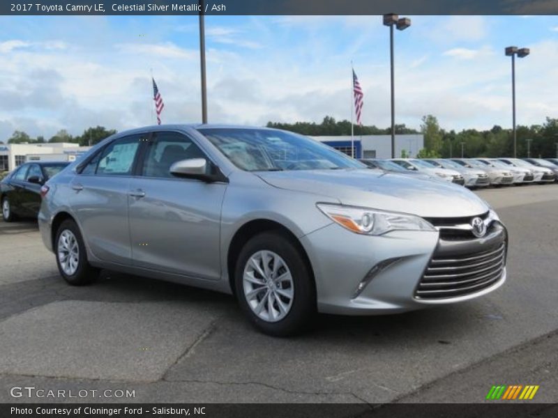 Celestial Silver Metallic / Ash 2017 Toyota Camry LE