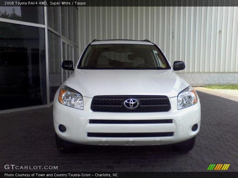 Super White / Taupe 2008 Toyota RAV4 4WD