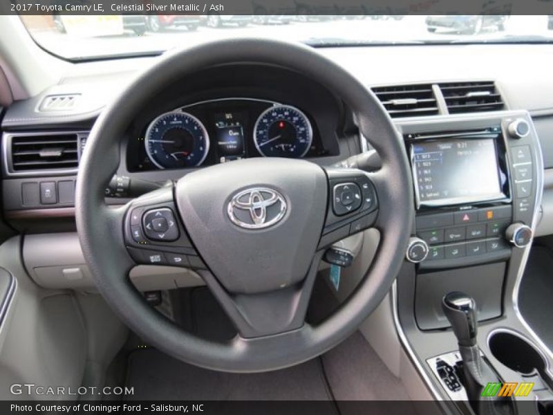 Celestial Silver Metallic / Ash 2017 Toyota Camry LE