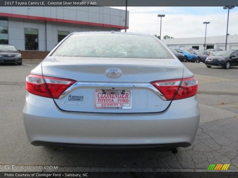 Celestial Silver Metallic / Ash 2017 Toyota Camry LE