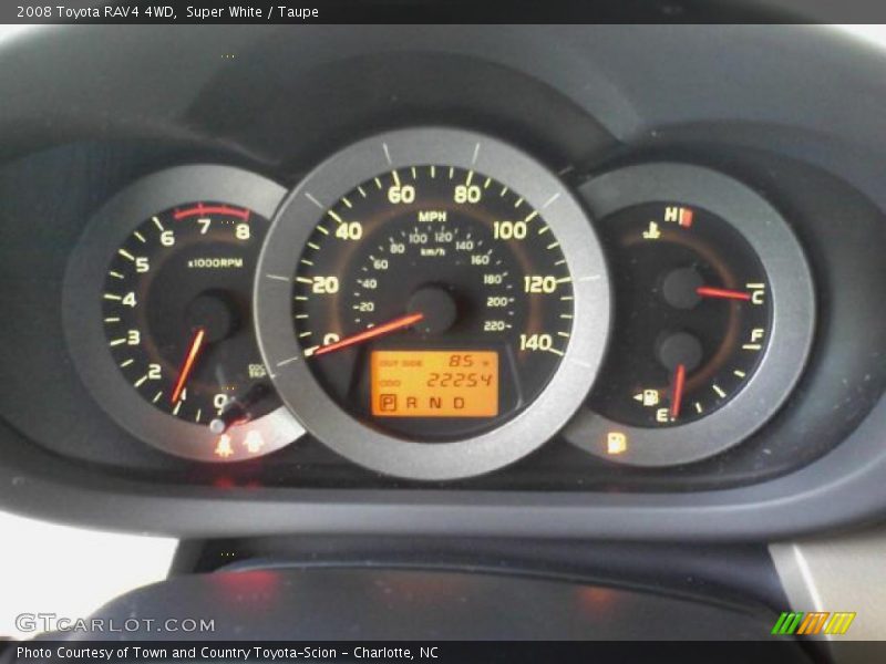 Super White / Taupe 2008 Toyota RAV4 4WD