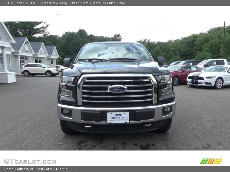 Green Gem / Medium Earth Gray 2016 Ford F150 XLT SuperCrew 4x4