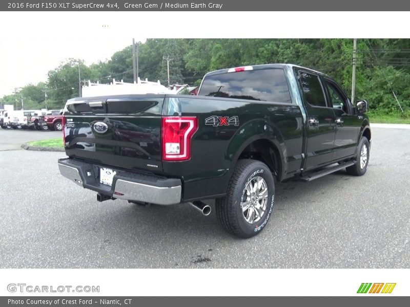Green Gem / Medium Earth Gray 2016 Ford F150 XLT SuperCrew 4x4