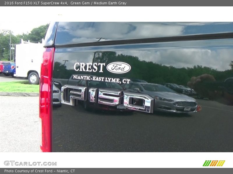 Green Gem / Medium Earth Gray 2016 Ford F150 XLT SuperCrew 4x4