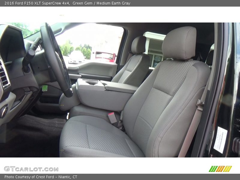 Green Gem / Medium Earth Gray 2016 Ford F150 XLT SuperCrew 4x4