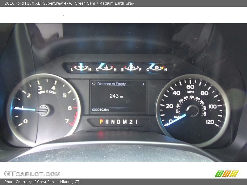 Green Gem / Medium Earth Gray 2016 Ford F150 XLT SuperCrew 4x4
