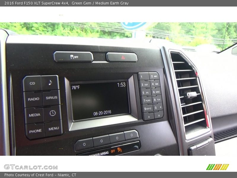 Green Gem / Medium Earth Gray 2016 Ford F150 XLT SuperCrew 4x4
