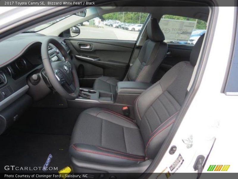 Front Seat of 2017 Camry SE