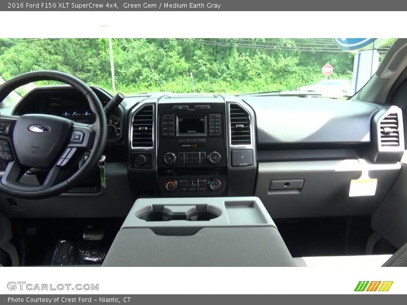 Green Gem / Medium Earth Gray 2016 Ford F150 XLT SuperCrew 4x4