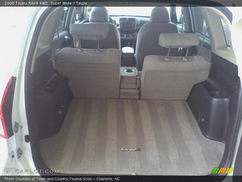 Super White / Taupe 2008 Toyota RAV4 4WD