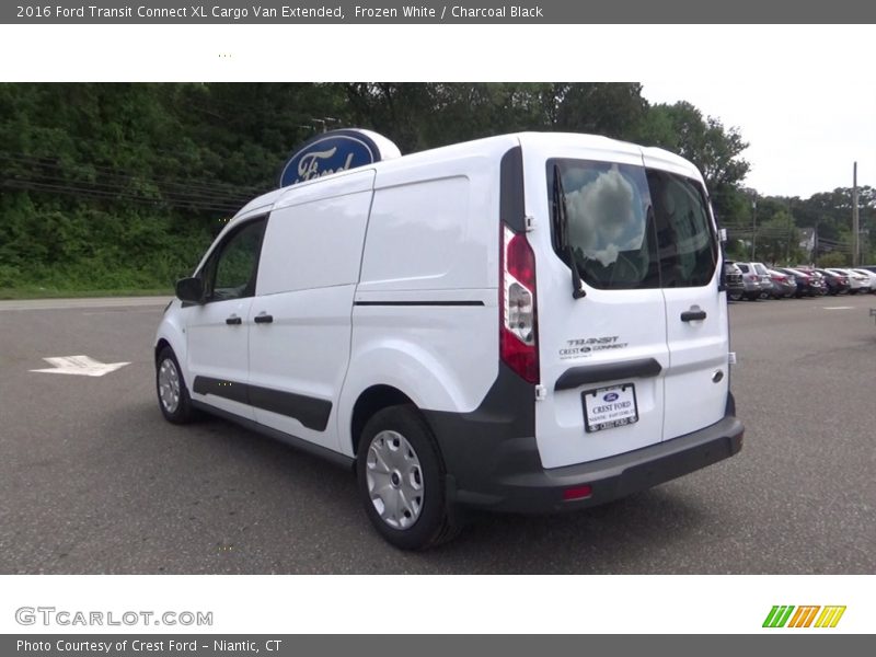 Frozen White / Charcoal Black 2016 Ford Transit Connect XL Cargo Van Extended