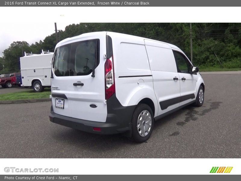 Frozen White / Charcoal Black 2016 Ford Transit Connect XL Cargo Van Extended