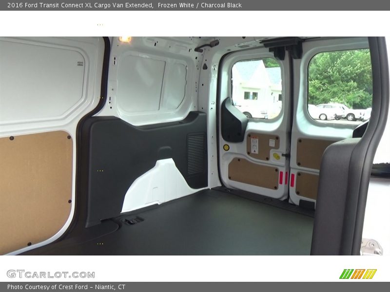 Frozen White / Charcoal Black 2016 Ford Transit Connect XL Cargo Van Extended