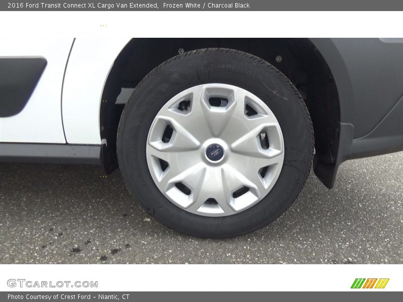 Frozen White / Charcoal Black 2016 Ford Transit Connect XL Cargo Van Extended
