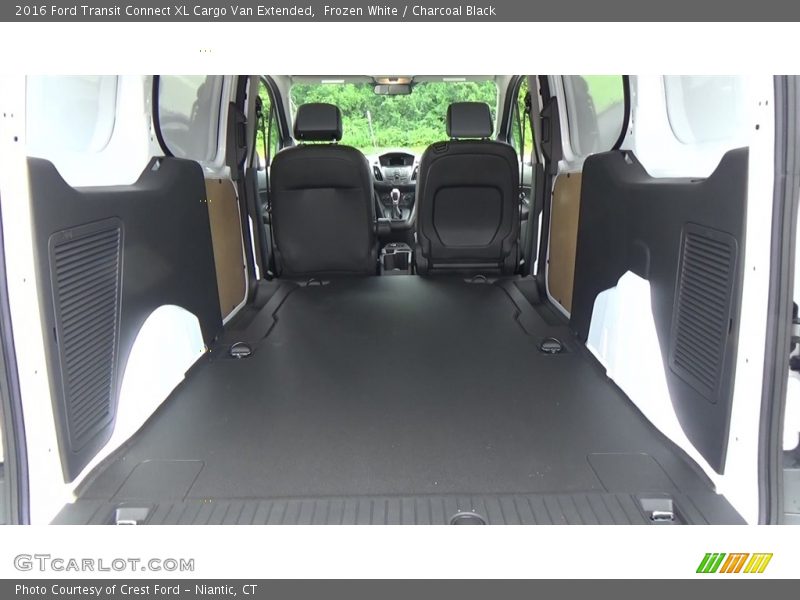 Frozen White / Charcoal Black 2016 Ford Transit Connect XL Cargo Van Extended