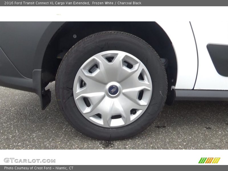 Frozen White / Charcoal Black 2016 Ford Transit Connect XL Cargo Van Extended