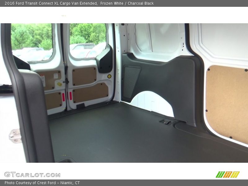 Frozen White / Charcoal Black 2016 Ford Transit Connect XL Cargo Van Extended