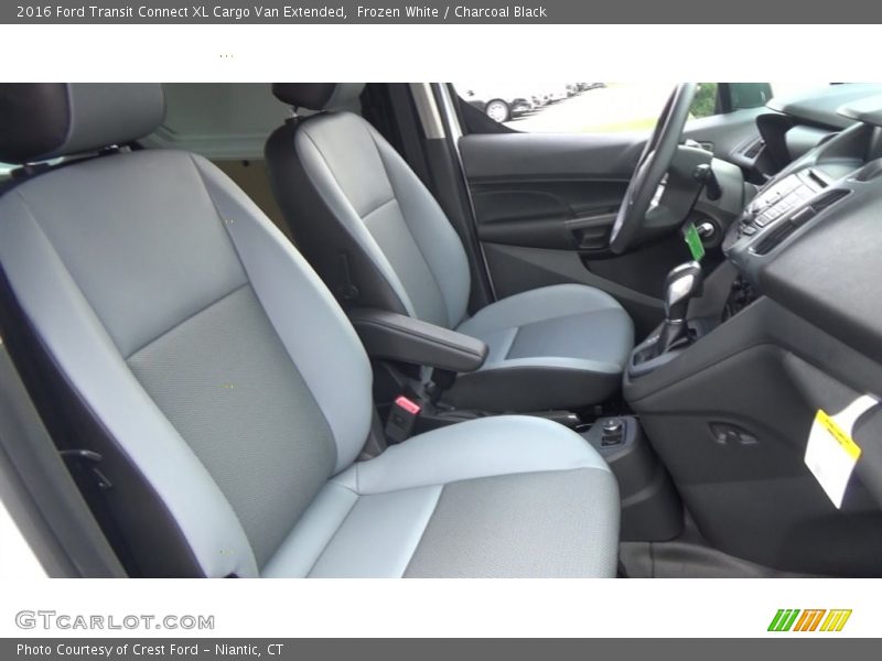 Frozen White / Charcoal Black 2016 Ford Transit Connect XL Cargo Van Extended