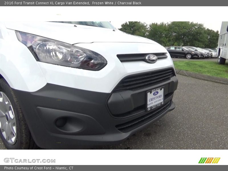 Frozen White / Charcoal Black 2016 Ford Transit Connect XL Cargo Van Extended