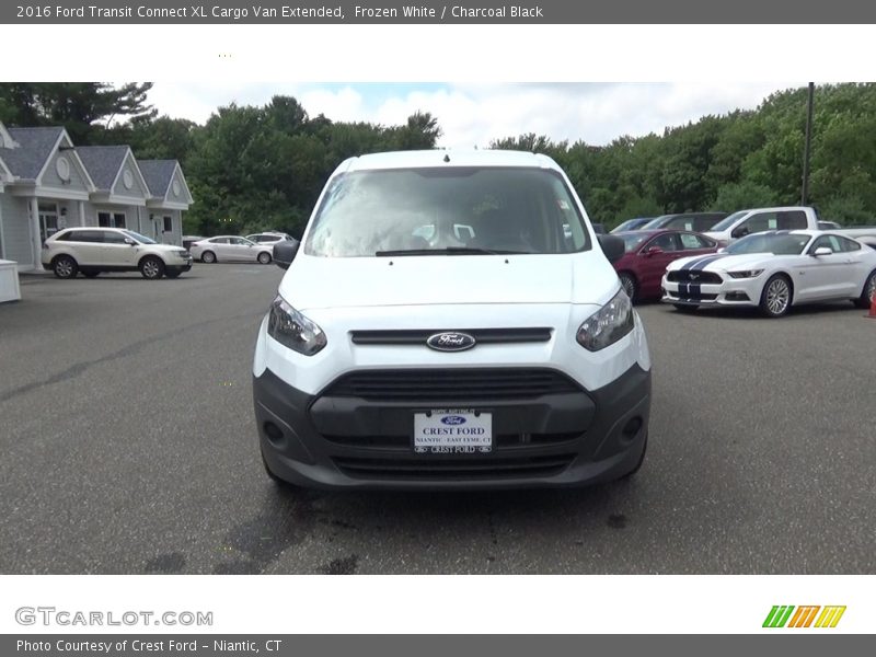 Frozen White / Charcoal Black 2016 Ford Transit Connect XL Cargo Van Extended