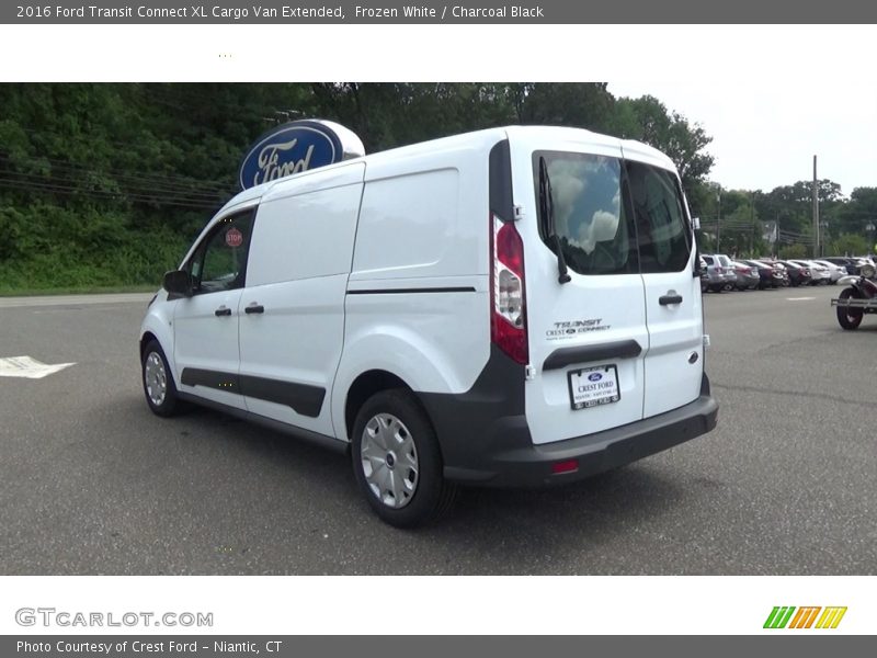 Frozen White / Charcoal Black 2016 Ford Transit Connect XL Cargo Van Extended