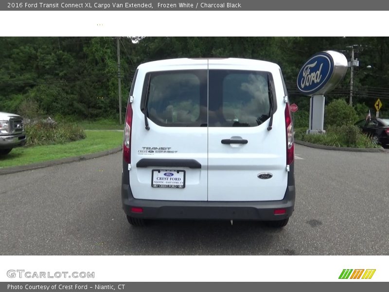Frozen White / Charcoal Black 2016 Ford Transit Connect XL Cargo Van Extended