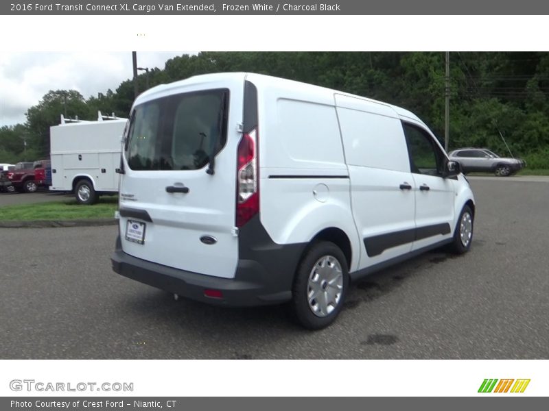 Frozen White / Charcoal Black 2016 Ford Transit Connect XL Cargo Van Extended
