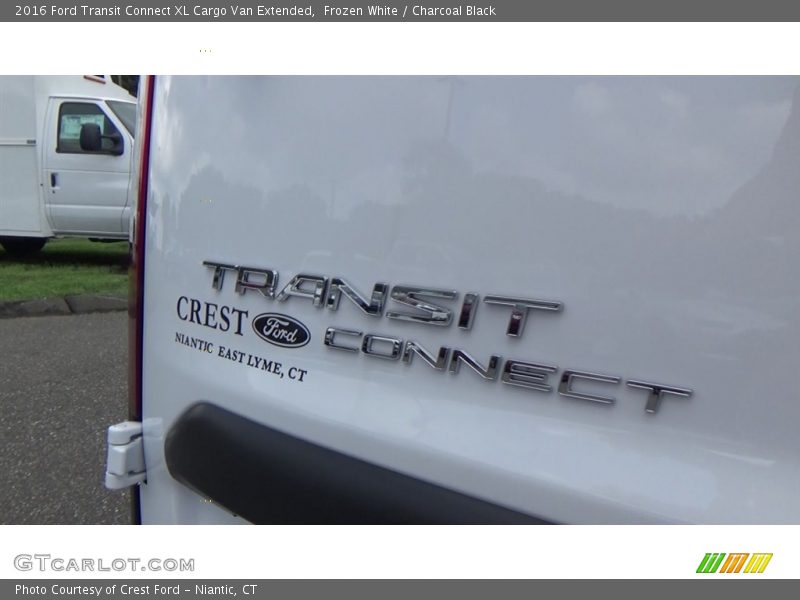 Frozen White / Charcoal Black 2016 Ford Transit Connect XL Cargo Van Extended