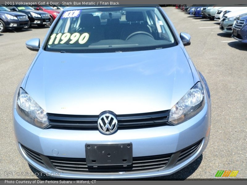 Shark Blue Metallic / Titan Black 2011 Volkswagen Golf 4 Door