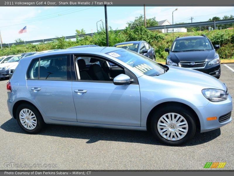 Shark Blue Metallic / Titan Black 2011 Volkswagen Golf 4 Door