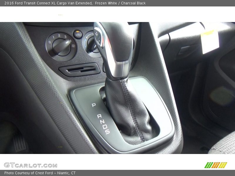 Frozen White / Charcoal Black 2016 Ford Transit Connect XL Cargo Van Extended
