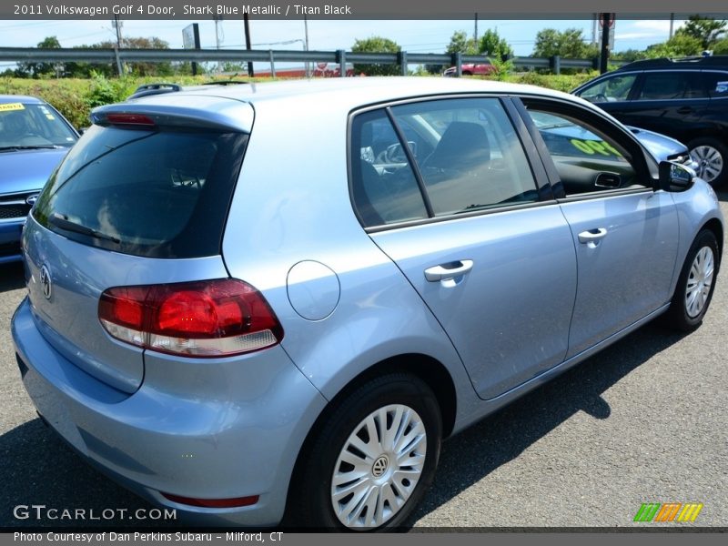 Shark Blue Metallic / Titan Black 2011 Volkswagen Golf 4 Door