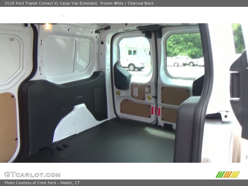 Frozen White / Charcoal Black 2016 Ford Transit Connect XL Cargo Van Extended